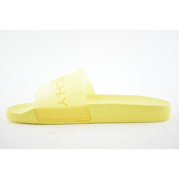 Givenchy Mens Pool Flat Fluo Neon Yellow PVC Rubber Sandal Slide Slip On 43 10 main image 7
